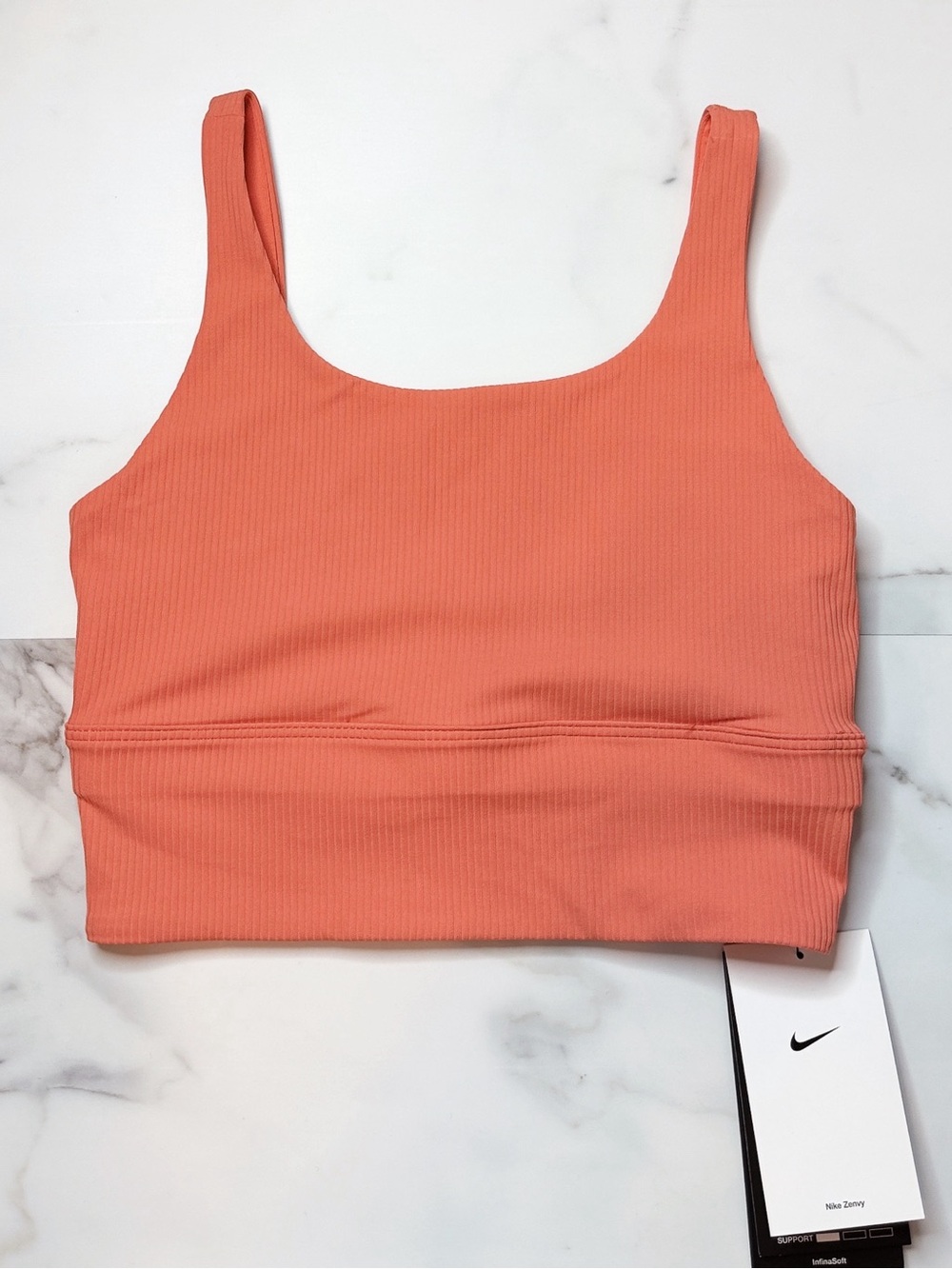 NWT Nike Zenvy Rib Sports Bra